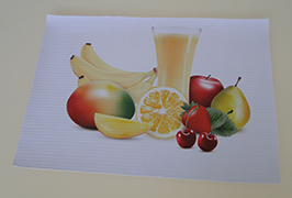 Banner PVC imprimat de imprimanta eco solvent WER-ES3201 de 3.2m (10 picioare)