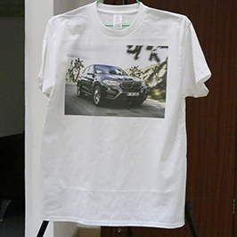 Test alb pentru tricou imprimat de către imprimanta de tricot A3 WER-E2000T 2